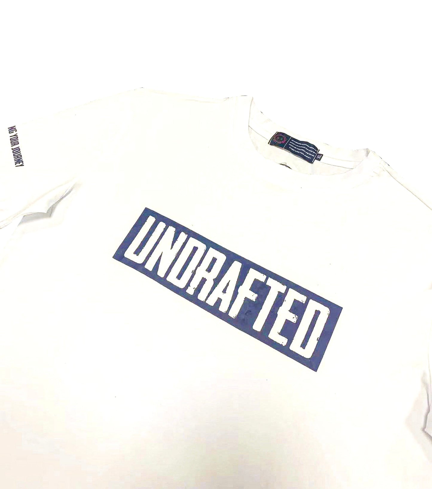 Inspire Others Along The Journey T-Shirt Navy Blue/White*