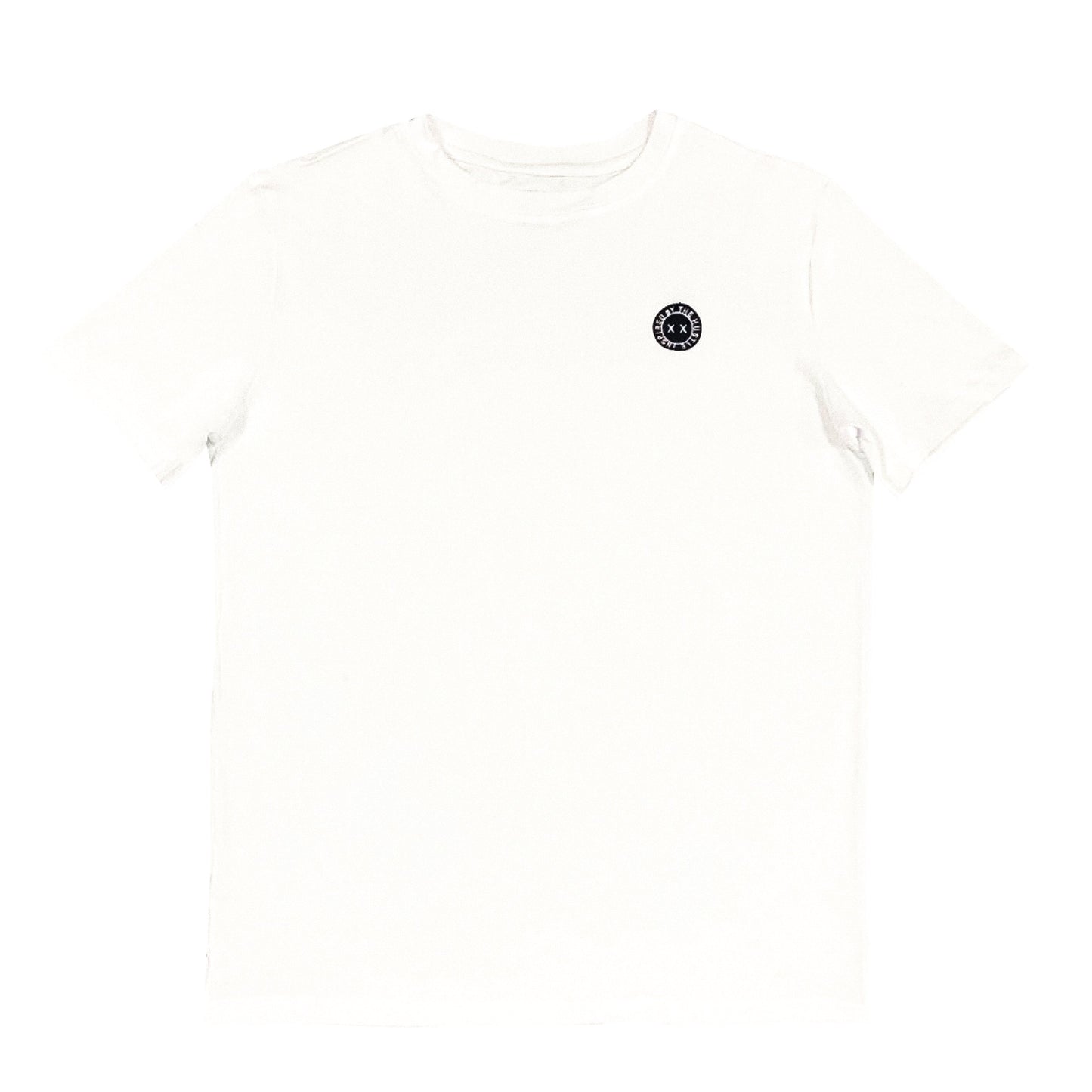 Inspired Badge Essential T-Shirt White/Black* - UndraftedShop