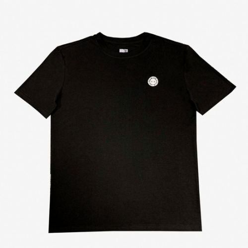 Inspired Badge Essential T-Shirt Black/White* - UndraftedShop