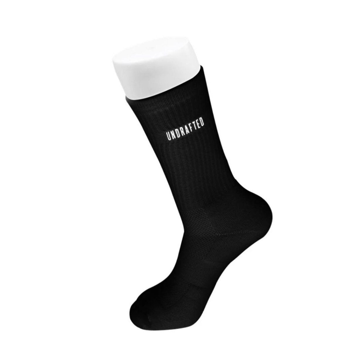 Pair of Undrafted Crew Socks - Black* - UndraftedShop