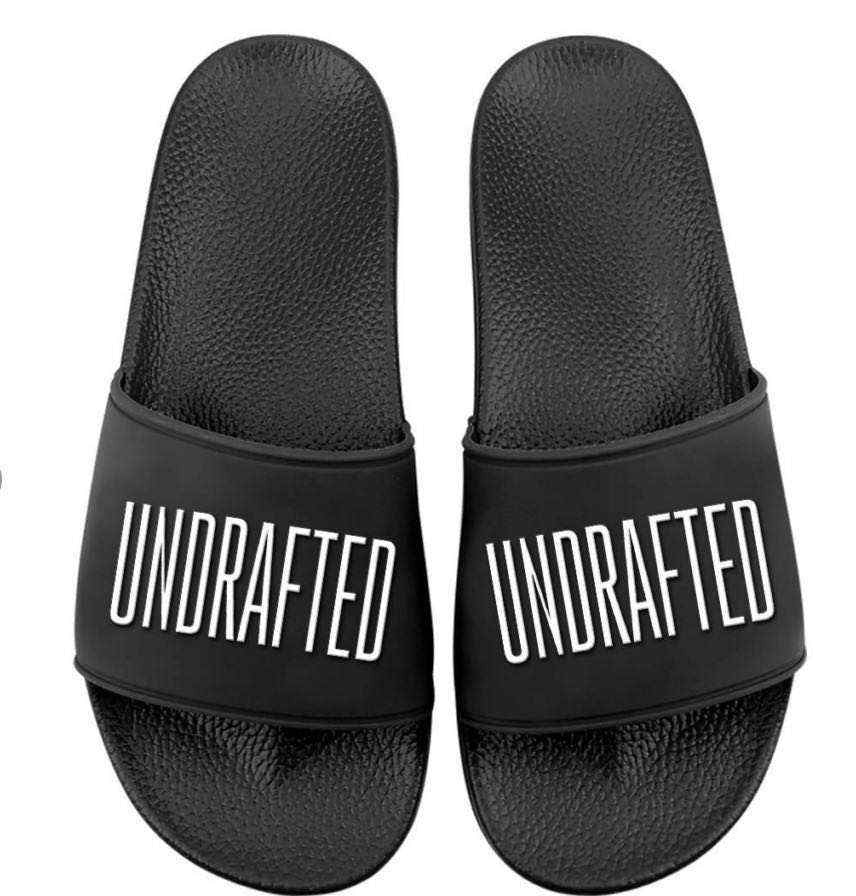 Undrafted Slides - Black - UndraftedShop