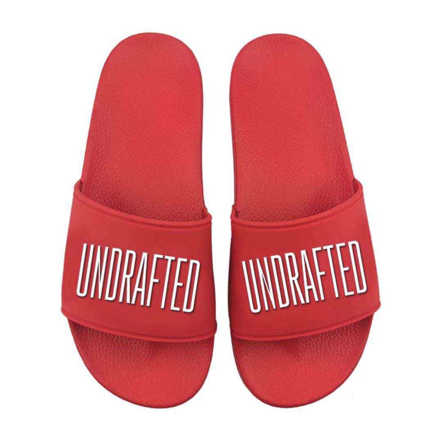 Undrafted Slides - Red - UndraftedShop