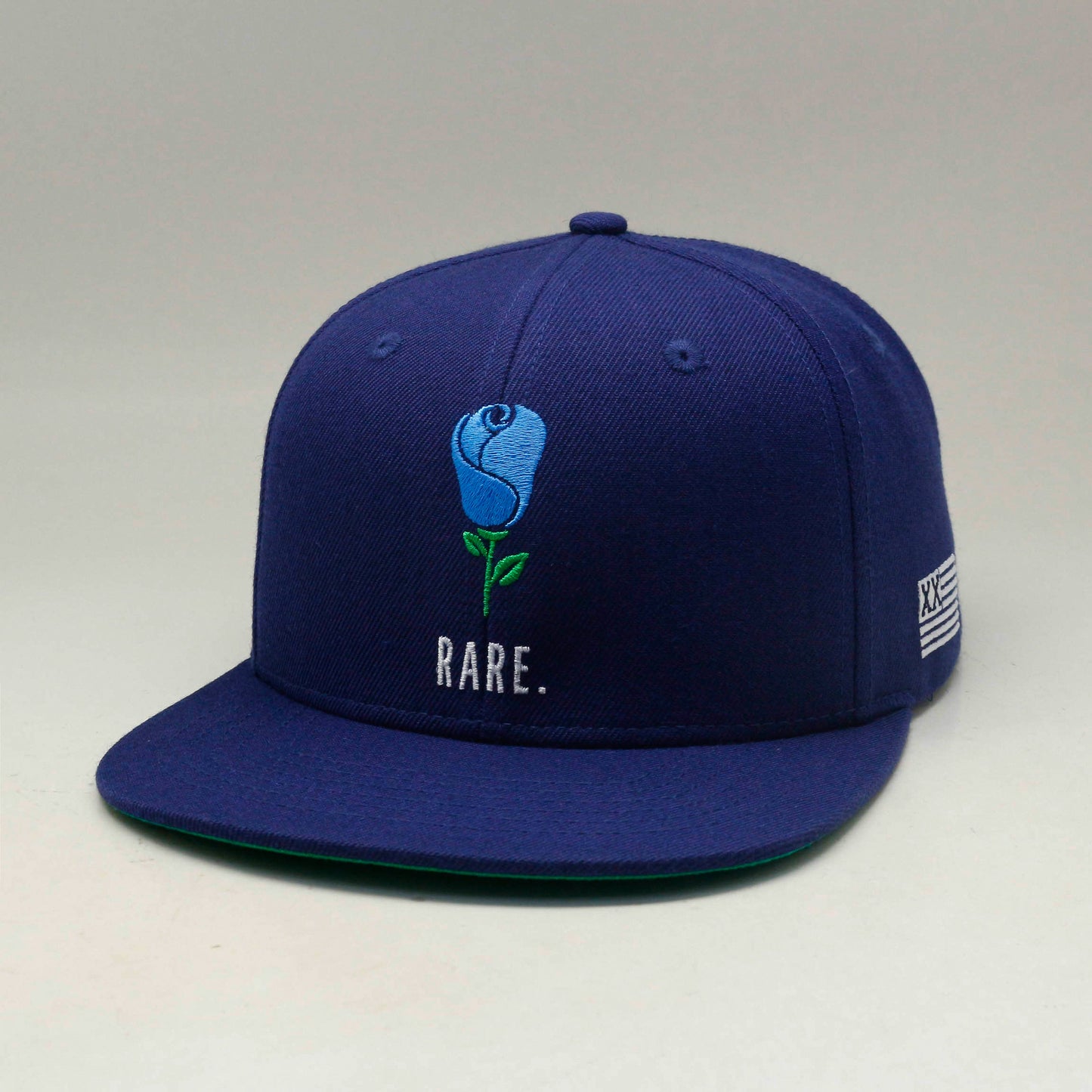 Rare Rose Snapback Navy Blue/Carolina Blue/White - UndraftedShop