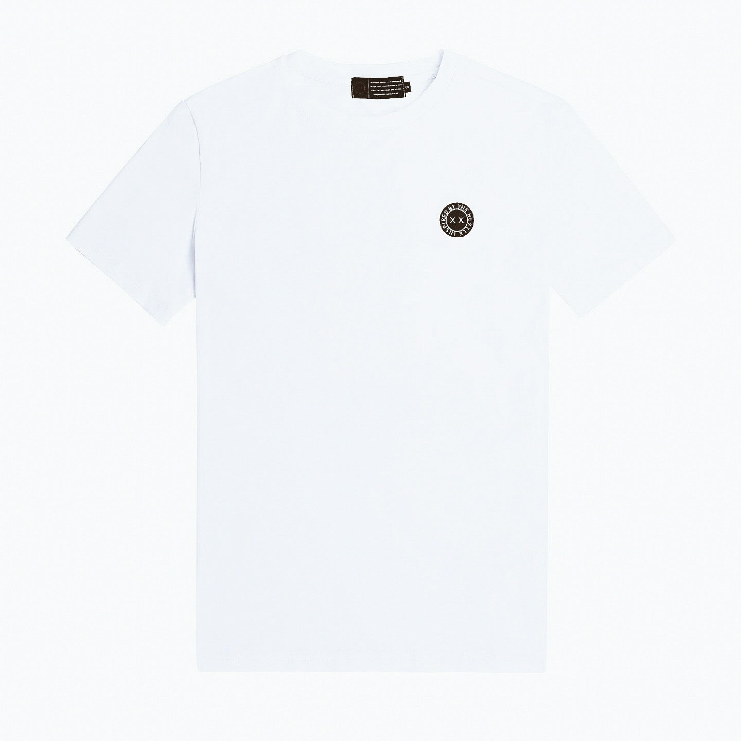 Inspired Badge Essential T-Shirt White/Brown