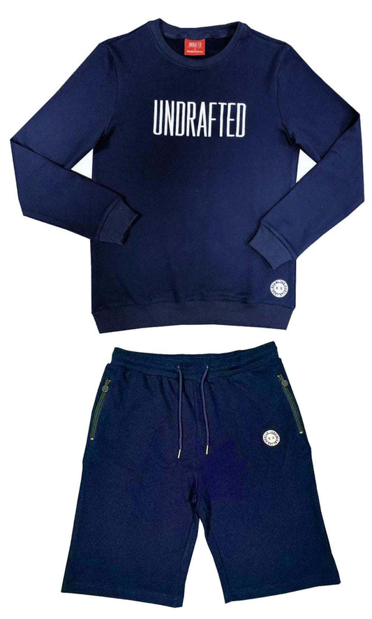 Navy Crewneck/ Shorts Bundle