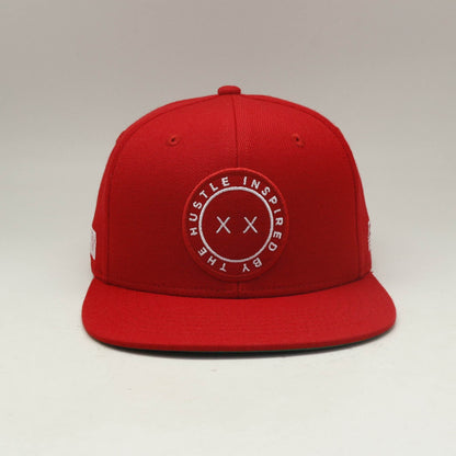 Inspired By The Hustle Snapback - Red/White*
