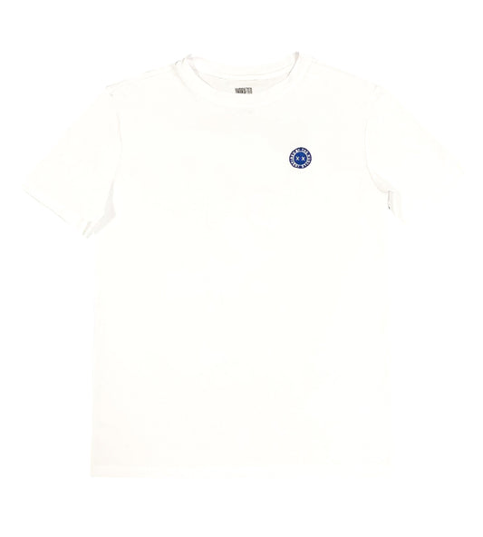 Inspired Badge Essential T-Shirt White/Navy Blue*
