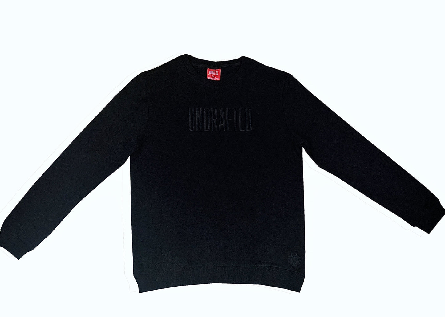 (Copy) Embroidered Undrafted Sweatshirt Black/Black
