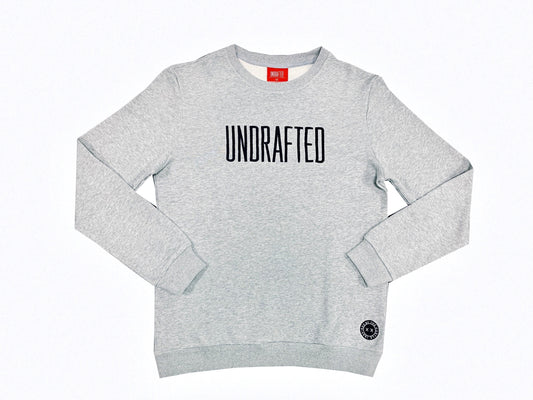 Embroidered Undrafted Sweatshirt Heather/Black*