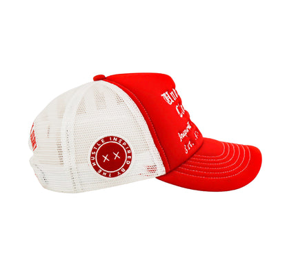 Undrafted Trucker Hat Red/White*