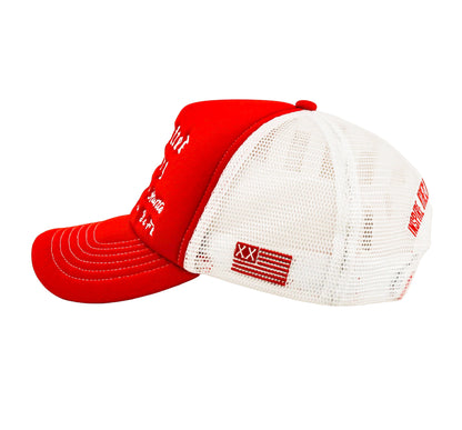 Undrafted Trucker Hat Red/White*