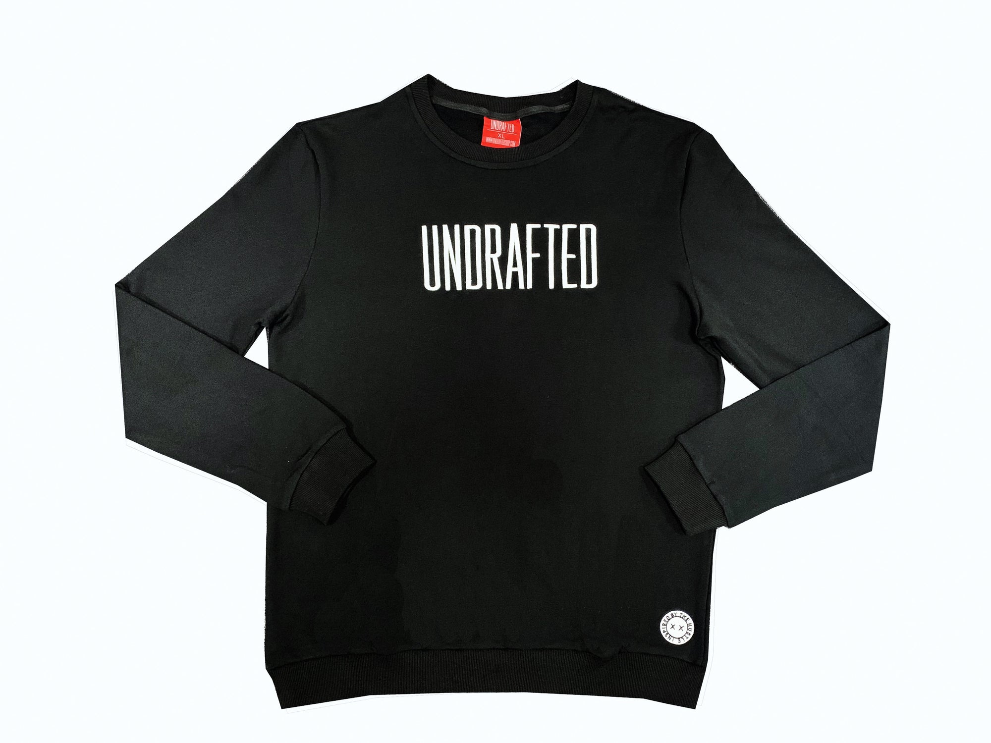 Embroidered Undrafted Sweatshirt Black/White