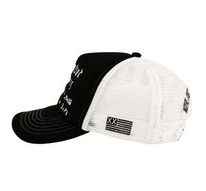 Undrafted Trucker Hat Black/White