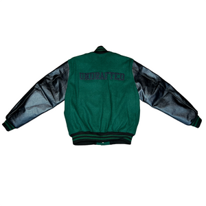1 of 1 Green/Black Undrafted Varsity Jacket