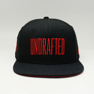 Undrafted Snapback - Black/Red
