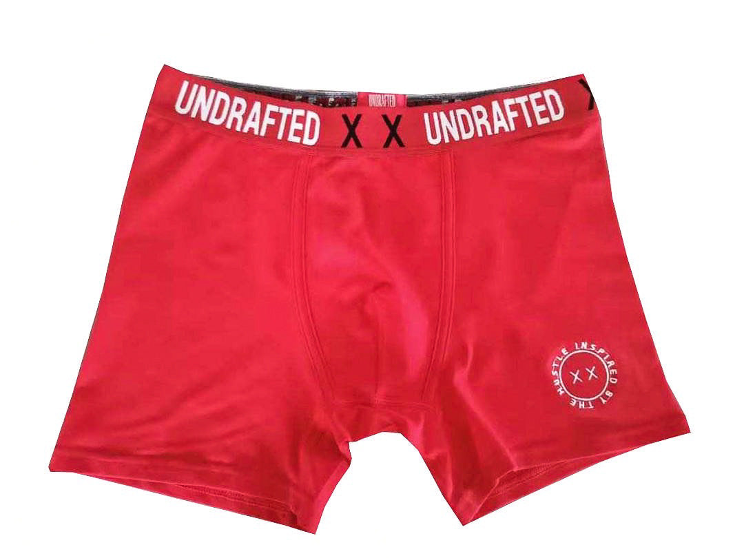3 Pair of Undrafted Briefs - Red