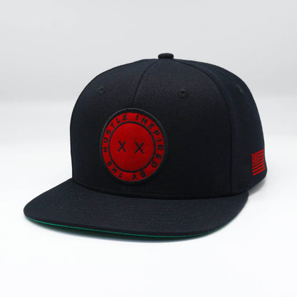 Inspired By The Hustle Snapback - Black/Red