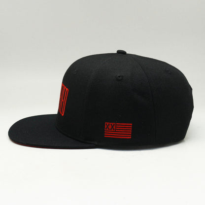 Undrafted Snapback - Black/Red*