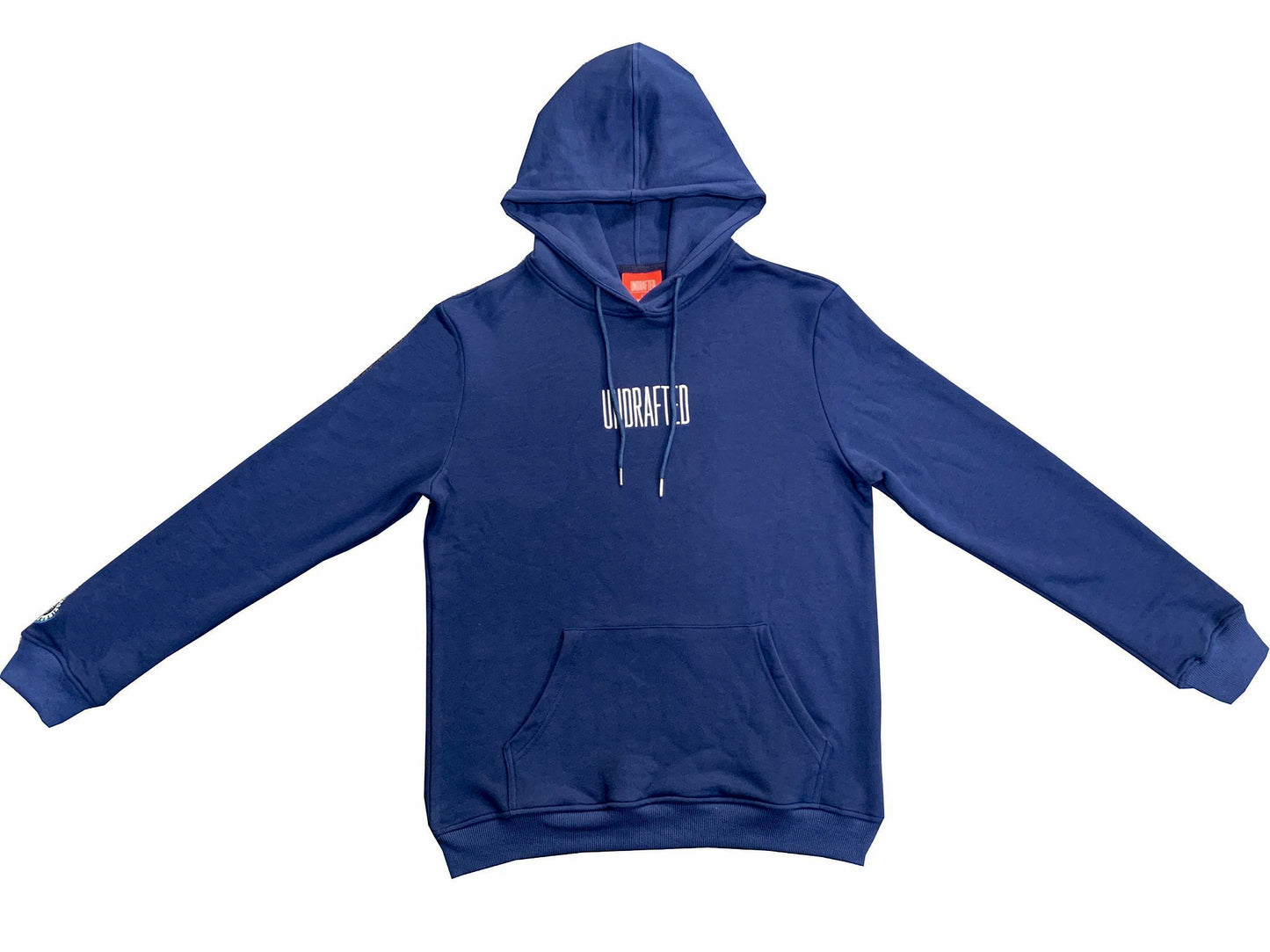 Undrafted Hoodie- Navy Blue/White*