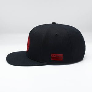 Inspired By The Hustle Snapback - Black/Red