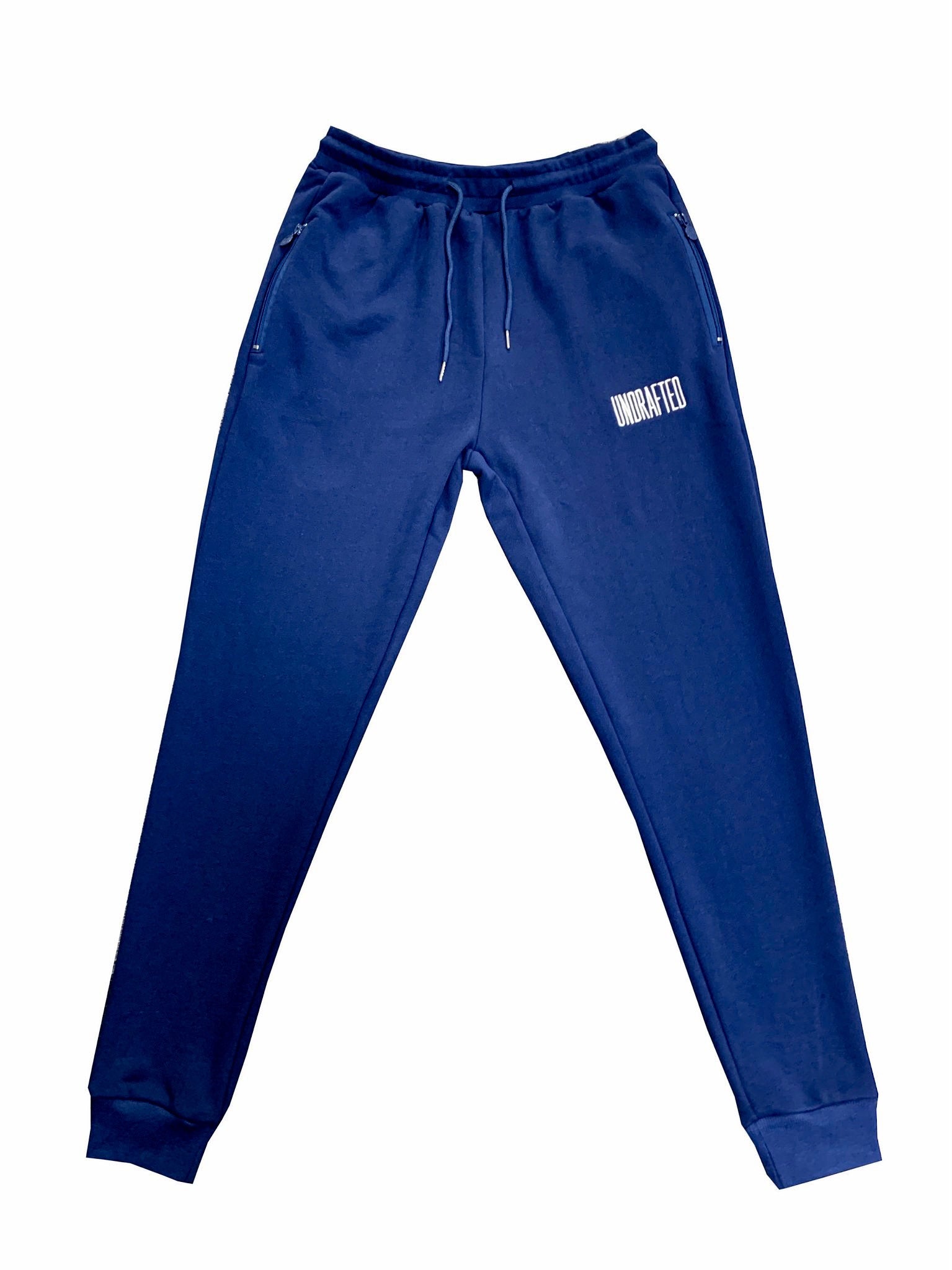 Undrafted Joggers - Navy Blue/White