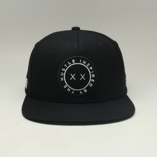 Inspired By The Hustle Snapback - Black/White