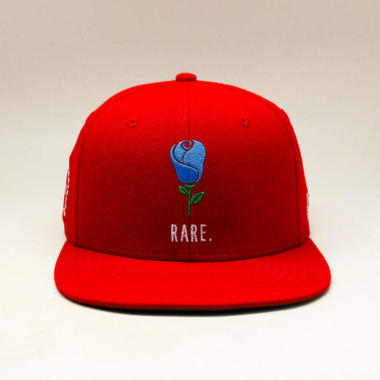 Rare Rose Snapback Red/Carolina Blue Rose/ White