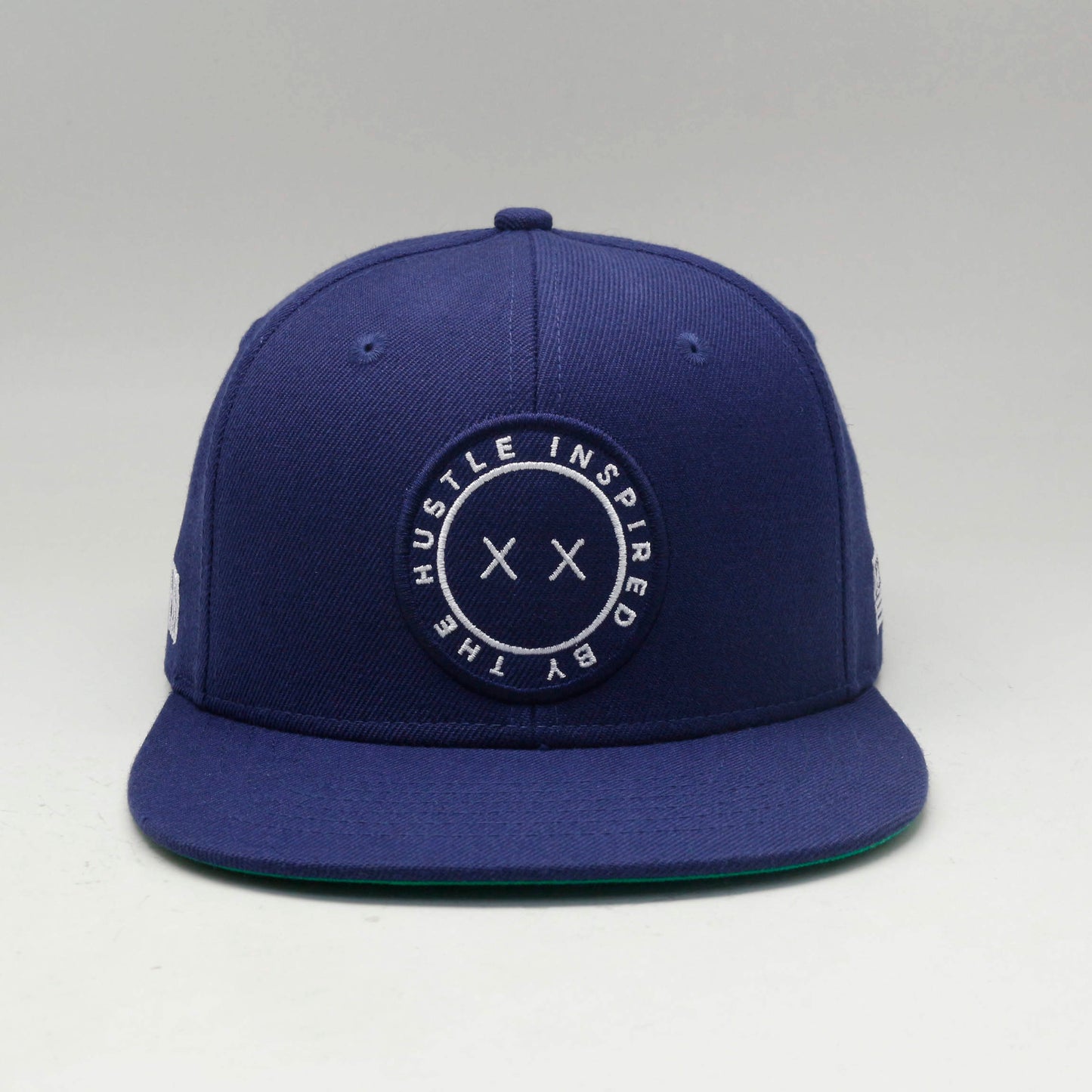 Inspired By The Hustle Snapback - Navy Blue/White