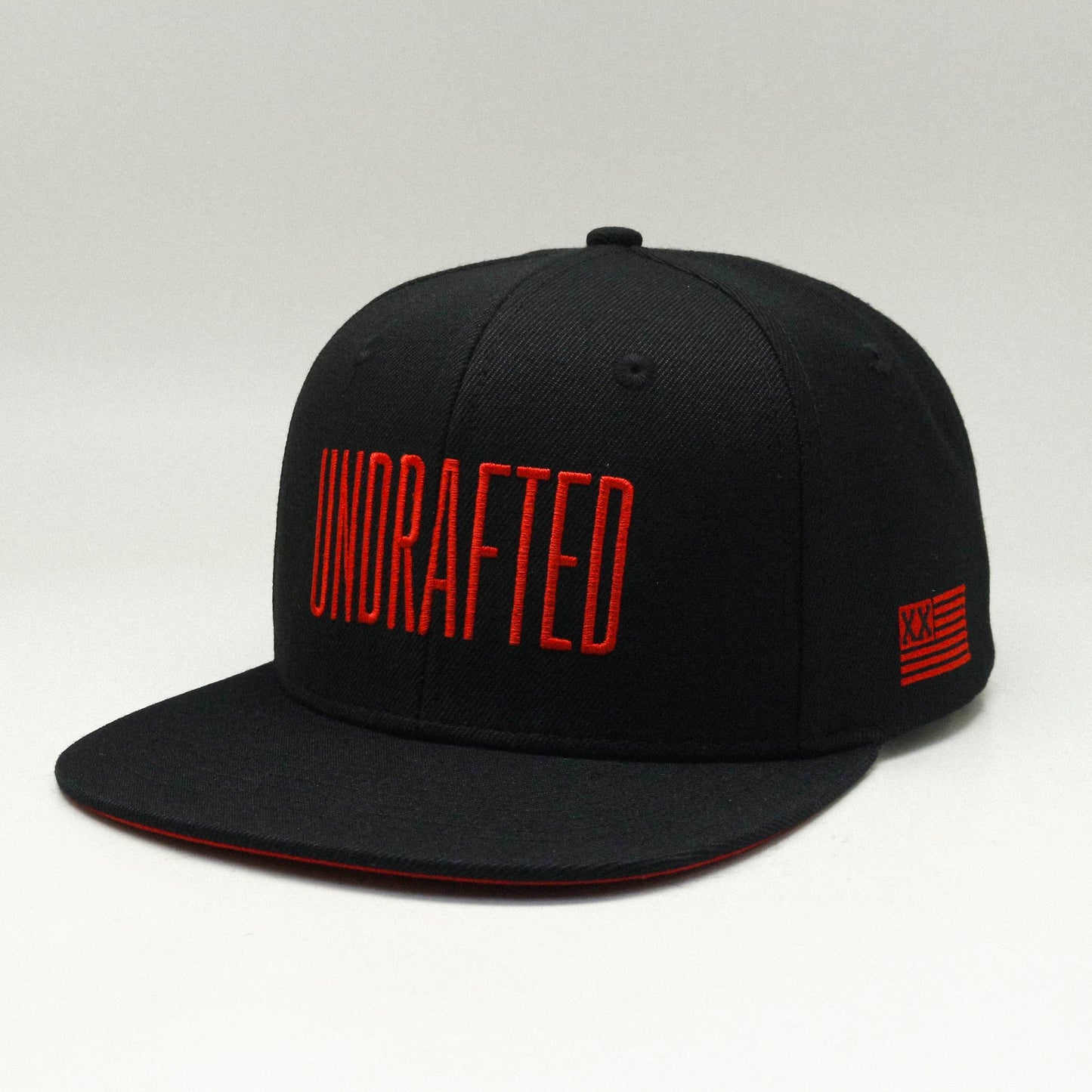 Undrafted Snapback - Black/Red*