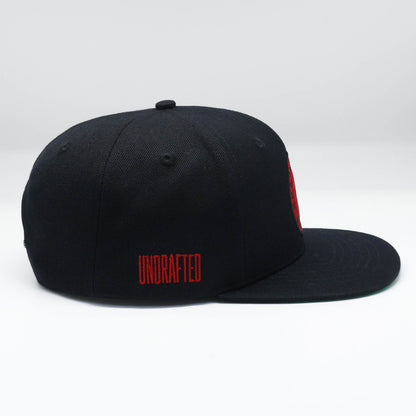 Inspired By The Hustle Snapback - Black/Red