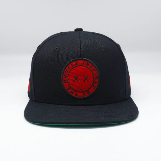 Inspired By The Hustle Snapback - Black/Red