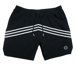 Racer Shorts Black/White