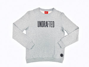 Embroidered Undrafted Sweatshirt Heather/Black
